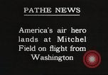 Image Charles Lindbergh New York United States USA, 1927, de la seconde 19 séquences d'archives historiques vidéo 65675066045