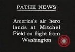Image Charles Lindbergh New York United States USA, 1927, de la seconde 20 séquences d'archives historiques vidéo 65675066045