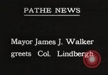 Image Charles Lindbergh New York United States USA, 1927, de la seconde 24 séquences d'archives historiques vidéo 65675066047