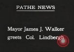 Image Charles Lindbergh New York United States USA, 1927, de la seconde 25 séquences d'archives historiques vidéo 65675066047