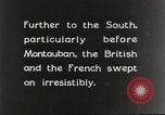 Image of British and French soldier advancing France, 1916, second 1 stock footage video 65675066050