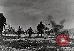 Image of British and French soldier advancing France, 1916, second 50 stock footage video 65675066050