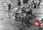 Image of British soldiers in muddy battle in World War 1 France, 1916, second 17 stock footage video 65675066066