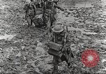 Image of British soldiers in muddy battle in World War 1 France, 1916, second 42 stock footage video 65675066066