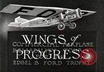 Image of aircraft reliability tour Dearborn Michigan USA, 1925, second 6 stock footage video 65675066082
