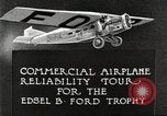 Image of aircraft reliability tour Dearborn Michigan USA, 1925, second 13 stock footage video 65675066082