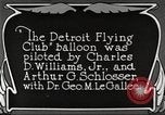 Immagine di Gara a palloncino Detroit Michigan USA, 1925, secondo 54 filmato di repertorio 65675066084