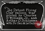 Immagine di Gara a palloncino Detroit Michigan USA, 1925, secondo 55 filmato di repertorio 65675066084