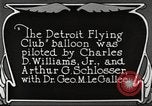 Immagine di Gara a palloncino Detroit Michigan USA, 1925, secondo 62 filmato di repertorio 65675066084
