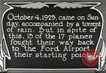 Image of Ford aircraft Dearborn Michigan USA, 1925, second 1 stock footage video 65675066085
