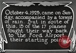 Image of Ford aircraft Dearborn Michigan USA, 1925, second 8 stock footage video 65675066085