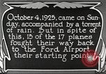Image of Ford aircraft Dearborn Michigan USA, 1925, second 9 stock footage video 65675066085