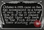 Image of Ford aircraft Dearborn Michigan USA, 1925, second 11 stock footage video 65675066085