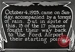 Image of Ford aircraft Dearborn Michigan USA, 1925, second 13 stock footage video 65675066085