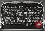 Image of Ford aircraft Dearborn Michigan USA, 1925, second 15 stock footage video 65675066085