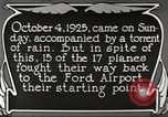 Image of Ford aircraft Dearborn Michigan USA, 1925, second 22 stock footage video 65675066085