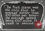 Image of Ford aircraft Dearborn Michigan USA, 1925, second 38 stock footage video 65675066085