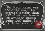 Image of Ford aircraft Dearborn Michigan USA, 1925, second 39 stock footage video 65675066085