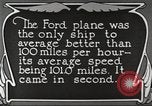 Image of Ford aircraft Dearborn Michigan USA, 1925, second 43 stock footage video 65675066085