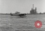 Image of Ford Tri-moter Float plane being tested in water United States USA, 1925, second 12 stock footage video 65675066086