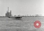 Image of Ford Tri-moter Float plane being tested in water United States USA, 1925, second 21 stock footage video 65675066086