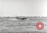 Image of Ford Tri-moter Float plane being tested in water United States USA, 1925, second 29 stock footage video 65675066086