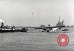 Image of Ford Tri-moter Float plane being tested in water United States USA, 1925, second 45 stock footage video 65675066086