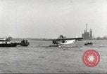 Image of Ford Tri-moter Float plane being tested in water United States USA, 1925, second 48 stock footage video 65675066086