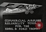 Image of Airplane Reliability Tour Dearborn Michigan USA, 1925, second 6 stock footage video 65675066194