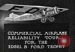 Image of Airplane Reliability Tour Dearborn Michigan USA, 1925, second 7 stock footage video 65675066194
