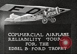 Image of Airplane Reliability Tour Dearborn Michigan USA, 1925, second 8 stock footage video 65675066194