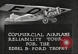 Image of Airplane Reliability Tour Dearborn Michigan USA, 1925, second 10 stock footage video 65675066194
