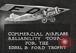 Image of Airplane Reliability Tour Dearborn Michigan USA, 1925, second 11 stock footage video 65675066194