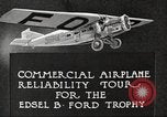 Image of Airplane Reliability Tour Dearborn Michigan USA, 1925, second 12 stock footage video 65675066194