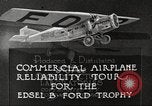 Image of Airplane Reliability Tour Dearborn Michigan USA, 1925, second 16 stock footage video 65675066194