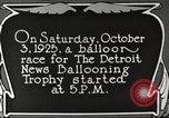 Standbild Balloon race Detroit Michigan USA, 1925, aus Sekunde 12 historischem Filmmaterial Videoclip 65675066197