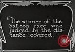 Standbild Balloon race Detroit Michigan USA, 1925, aus Sekunde 19 historischem Filmmaterial Videoclip 65675066197