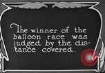 Standbild Balloon race Detroit Michigan USA, 1925, aus Sekunde 22 historischem Filmmaterial Videoclip 65675066197