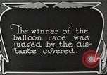 Standbild Balloon race Detroit Michigan USA, 1925, aus Sekunde 23 historischem Filmmaterial Videoclip 65675066197