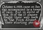Image of Airplane Reliability Tour Dearborn Michigan USA, 1925, second 1 stock footage video 65675066198