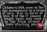 Image of Airplane Reliability Tour Dearborn Michigan USA, 1925, second 3 stock footage video 65675066198
