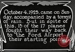 Image of Airplane Reliability Tour Dearborn Michigan USA, 1925, second 4 stock footage video 65675066198
