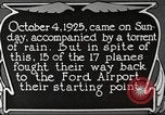 Image of Airplane Reliability Tour Dearborn Michigan USA, 1925, second 5 stock footage video 65675066198