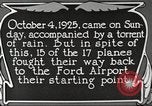 Image of Airplane Reliability Tour Dearborn Michigan USA, 1925, second 6 stock footage video 65675066198
