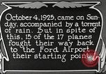 Image of Airplane Reliability Tour Dearborn Michigan USA, 1925, second 7 stock footage video 65675066198