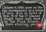 Image of Airplane Reliability Tour Dearborn Michigan USA, 1925, second 9 stock footage video 65675066198