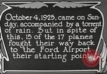 Image of Airplane Reliability Tour Dearborn Michigan USA, 1925, second 10 stock footage video 65675066198