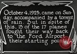 Image of Airplane Reliability Tour Dearborn Michigan USA, 1925, second 11 stock footage video 65675066198