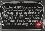 Image of Airplane Reliability Tour Dearborn Michigan USA, 1925, second 12 stock footage video 65675066198