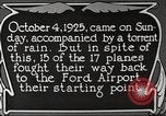 Image of Airplane Reliability Tour Dearborn Michigan USA, 1925, second 13 stock footage video 65675066198